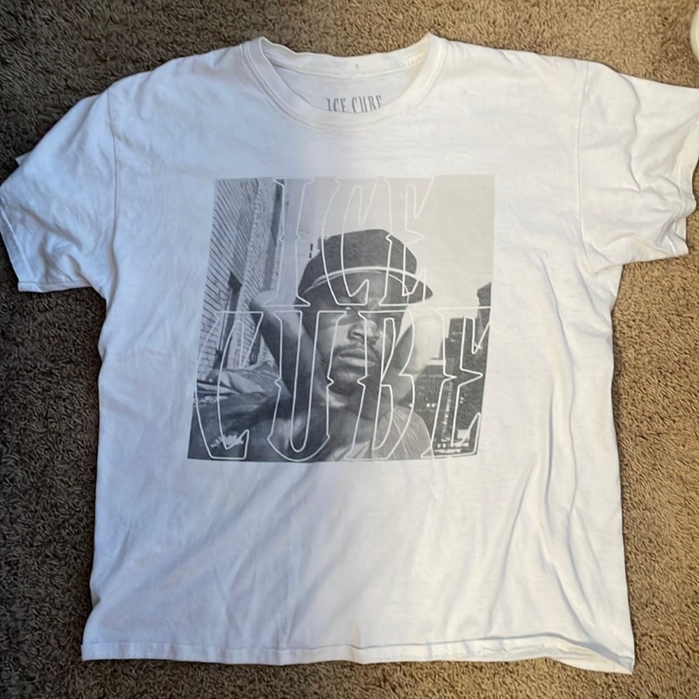 Men’s ice cube white T-shirt